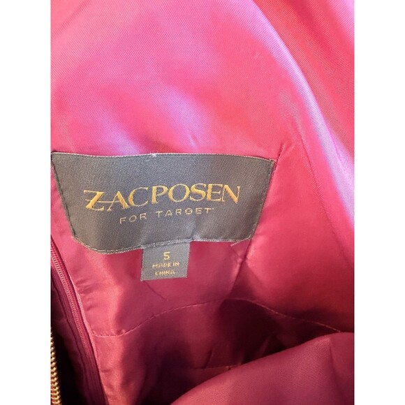 Zac Posen For Target Floral Sleeveless Brocade Mini Dress Size 5 - Picture 5 of 12